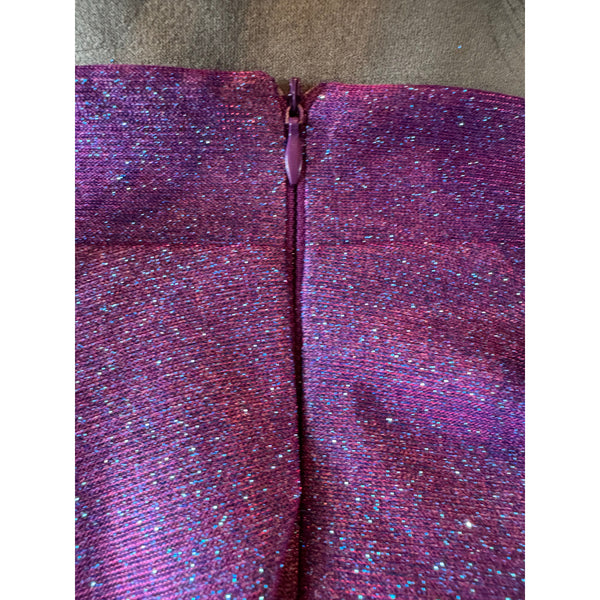 Stardust Bubble Skirt in Cosmic purple.