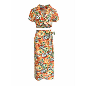 Mango Sunset Urban Tropical Set.