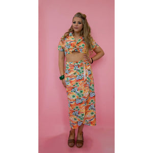 Mango Sunset Urban Tropical Set.