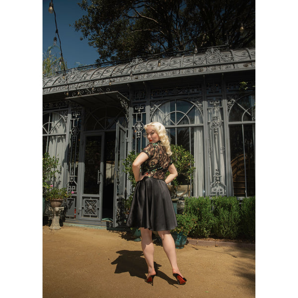 Vespera Noir Cocktail Dress