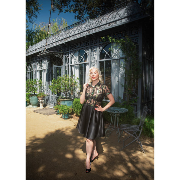 Vespera Noir Cocktail Dress