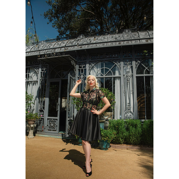 Vespera Noir Cocktail Dress