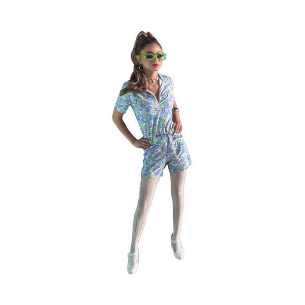 Ella Romper in Paisley Print