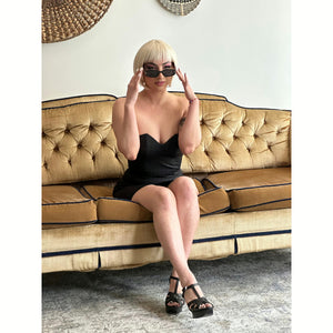 The Rachel Strapless Corset Mini Dress
