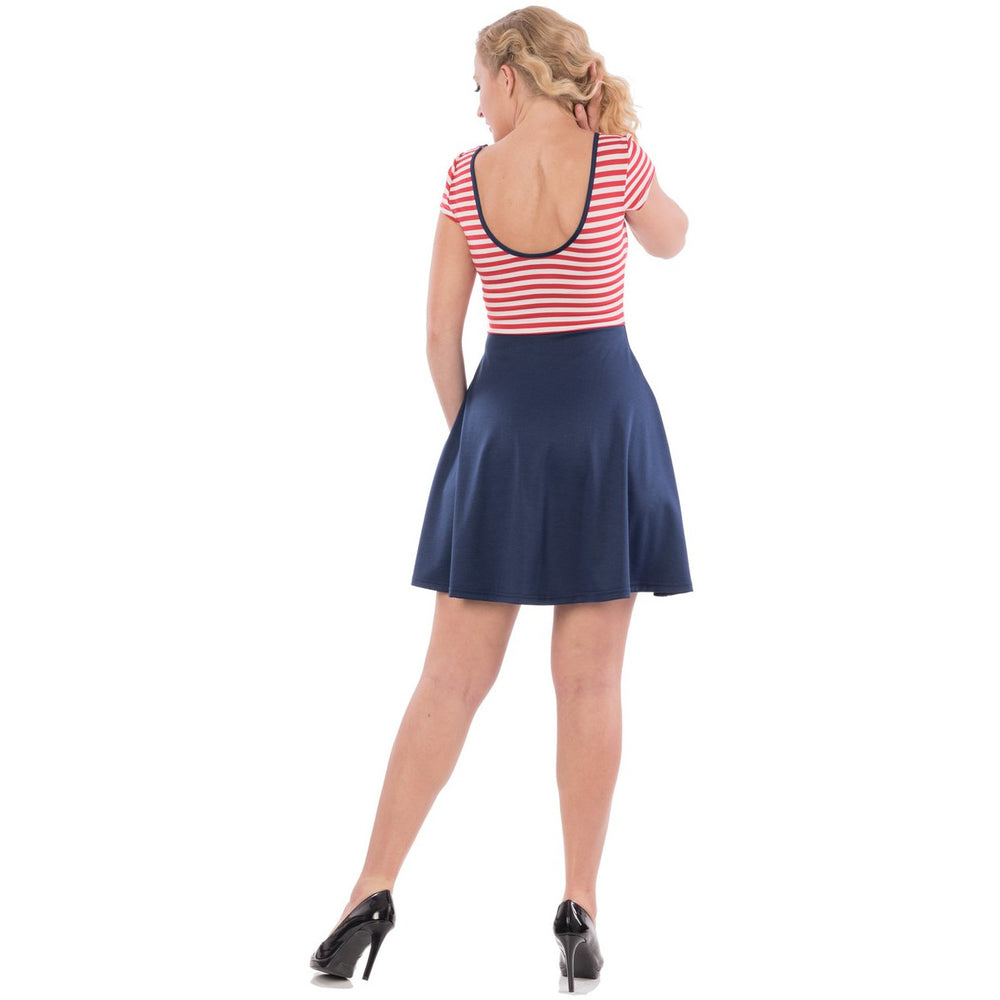 
            
                Load image into Gallery viewer, Sailor Skater Dress S-3X
            
        