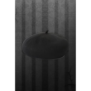 Knit Beret Black