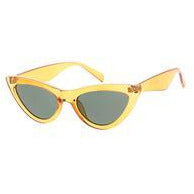 Medium Cateye Sunglasses in White, Ruby, Gold, Black