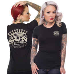 
            
                Load image into Gallery viewer, Sun Records Ladies Crown Tee
            
        