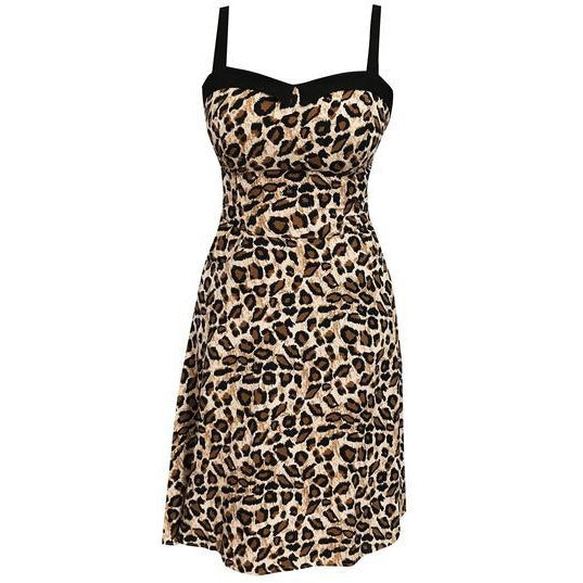 
            
                Load image into Gallery viewer, Swing Dress Leopard
            
        