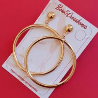 Wanda XL hoop earrings Silver
