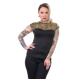 Miss Fancy Print top - Leopard