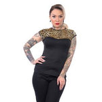 Miss Fancy Print top - Leopard