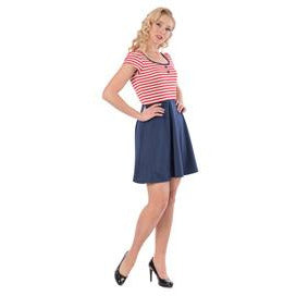 Sailor Skater Dress S-3X