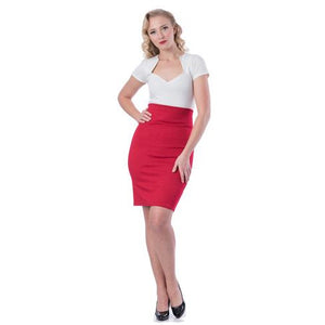 
            
                Load image into Gallery viewer, Red Pencil Skirt
            
        