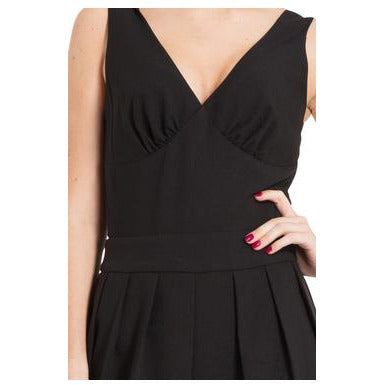 Farah - Flared Jumpsuit-Black