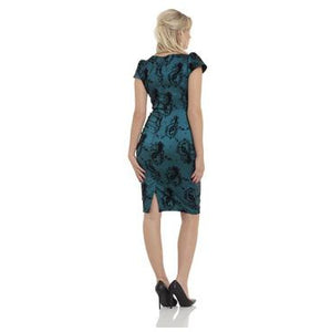 Peacock Pencil Dress