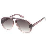 Unisex Plastic Large Aviator Crystal Ombre Frame multiple colors
