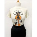 Witchy Hex T-shirt in Cream