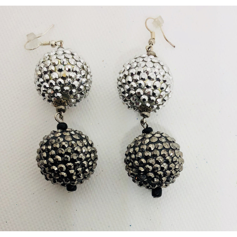 Sparkly and festive earrings