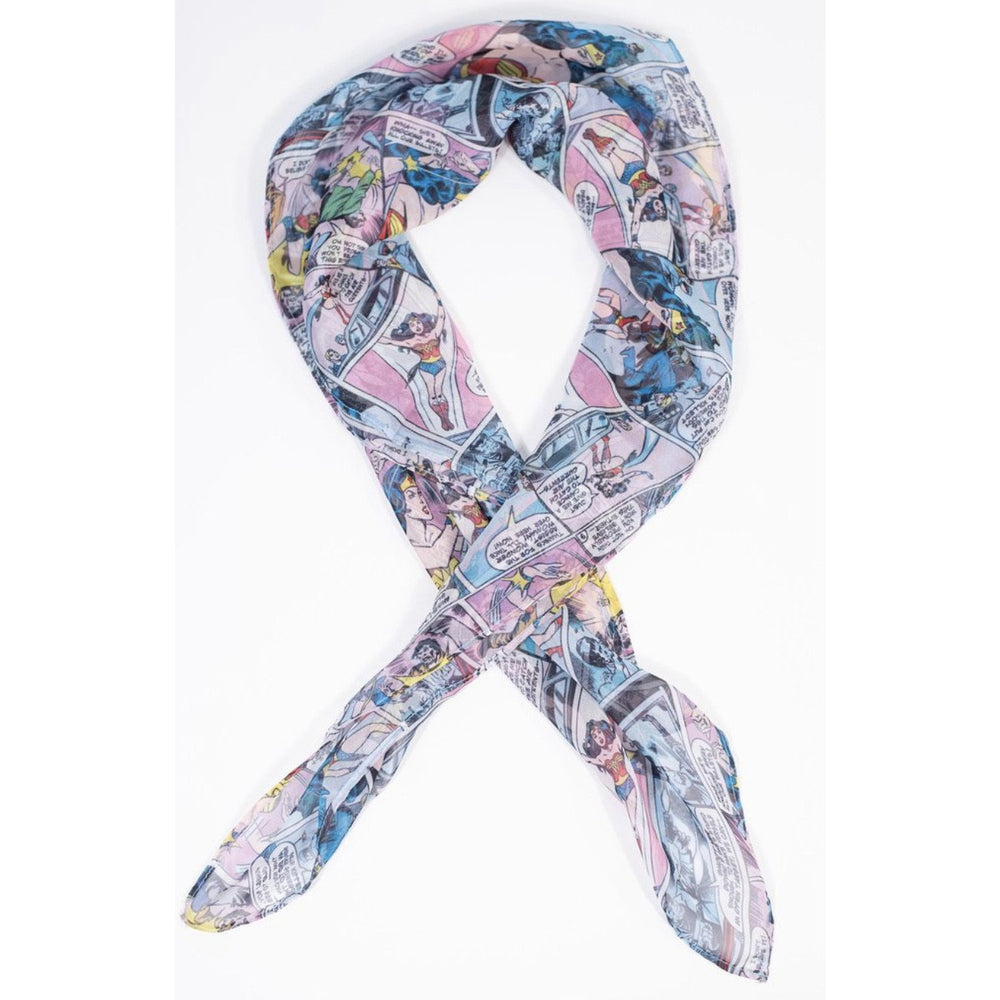 Wonder Woman x Unique Vintage Comic Print Hair Scarf