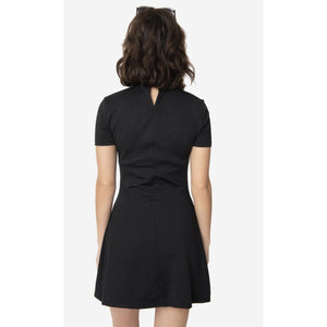Black Mock Turtleneck Wave Maker Dress
