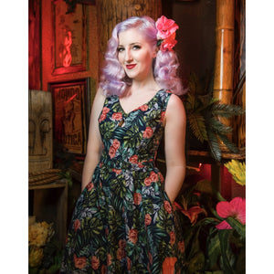 Ashley Swing Dress-Blue