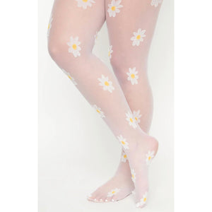Daisy Print Tights