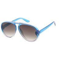 Unisex Plastic Large Aviator Crystal Ombre Frame multiple colors