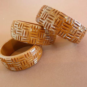 Tropical Inspired Fakelite Bangle