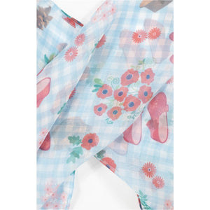 Wizard Of Oz x Unique Vintage Dorothy Of Kansas Print Hair Scarf