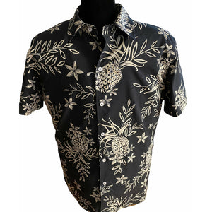 David - Black and Tan Button Down.