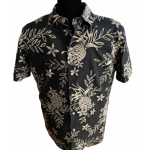 David - Black and Tan Button Down.