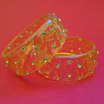 Rita diamanté bangle - Gold * Last Chance! *