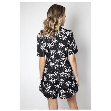 Lauren - Palm Tree Playsuit