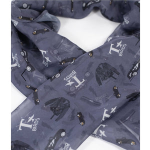 Grease T Birds Print Hair Scarf