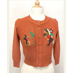 HEAD WEST! CARDIGAN IN DUSTY ORANGE