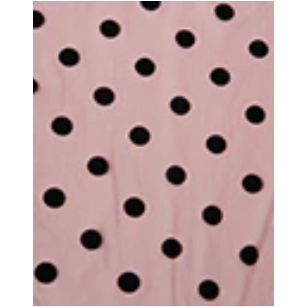 Burgundy & Black Polka Dot Hair Scarf
