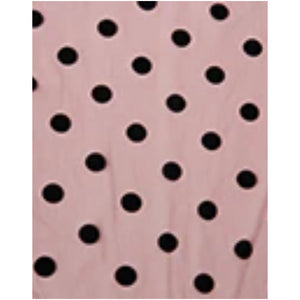 Burgundy & Black Polka Dot Hair Scarf