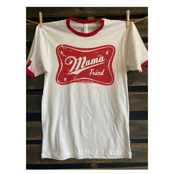 Mama tried ringer tee