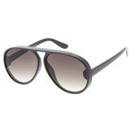 Unisex Plastic Large Aviator Crystal Ombre Frame multiple colors