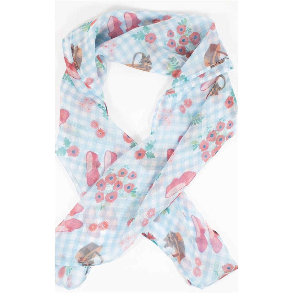 
            
                Load image into Gallery viewer, Wizard Of Oz x Unique Vintage Dorothy Of Kansas Print Hair Scarf
            
        
