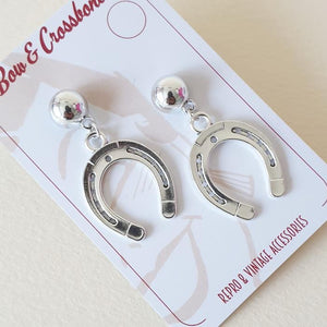 Howdy Partner Horseshoe Stud Earrings