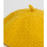 Mustard Basketweave Adieu Beret