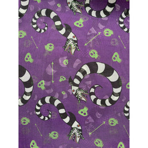 Beetlejuice Print Pinup Hair-scarf