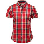 Ladies Burnt Orange check shirt