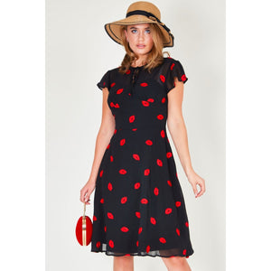 
            
                Load image into Gallery viewer, Valerie Kiss Tea Dress
            
        