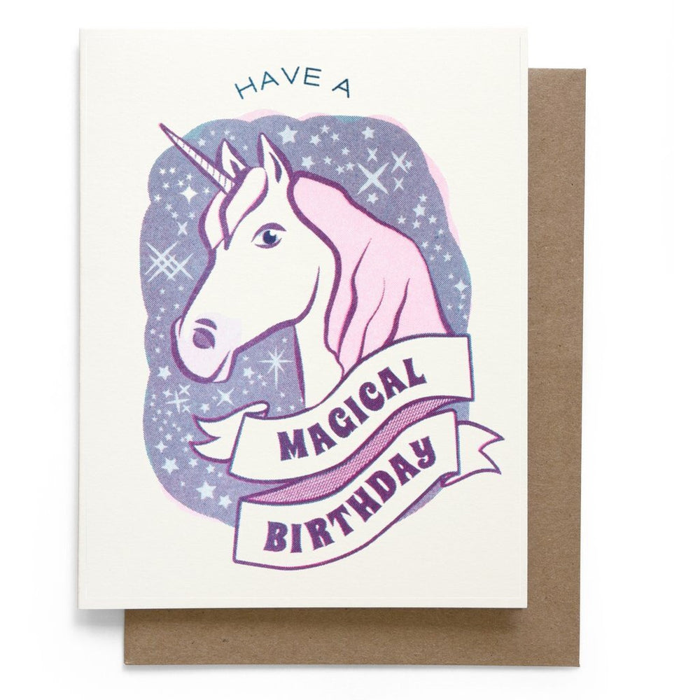 
            
                Load image into Gallery viewer, Magical Unicorn Birthday Card
            
        