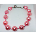 Pretty in pink beaded necklace