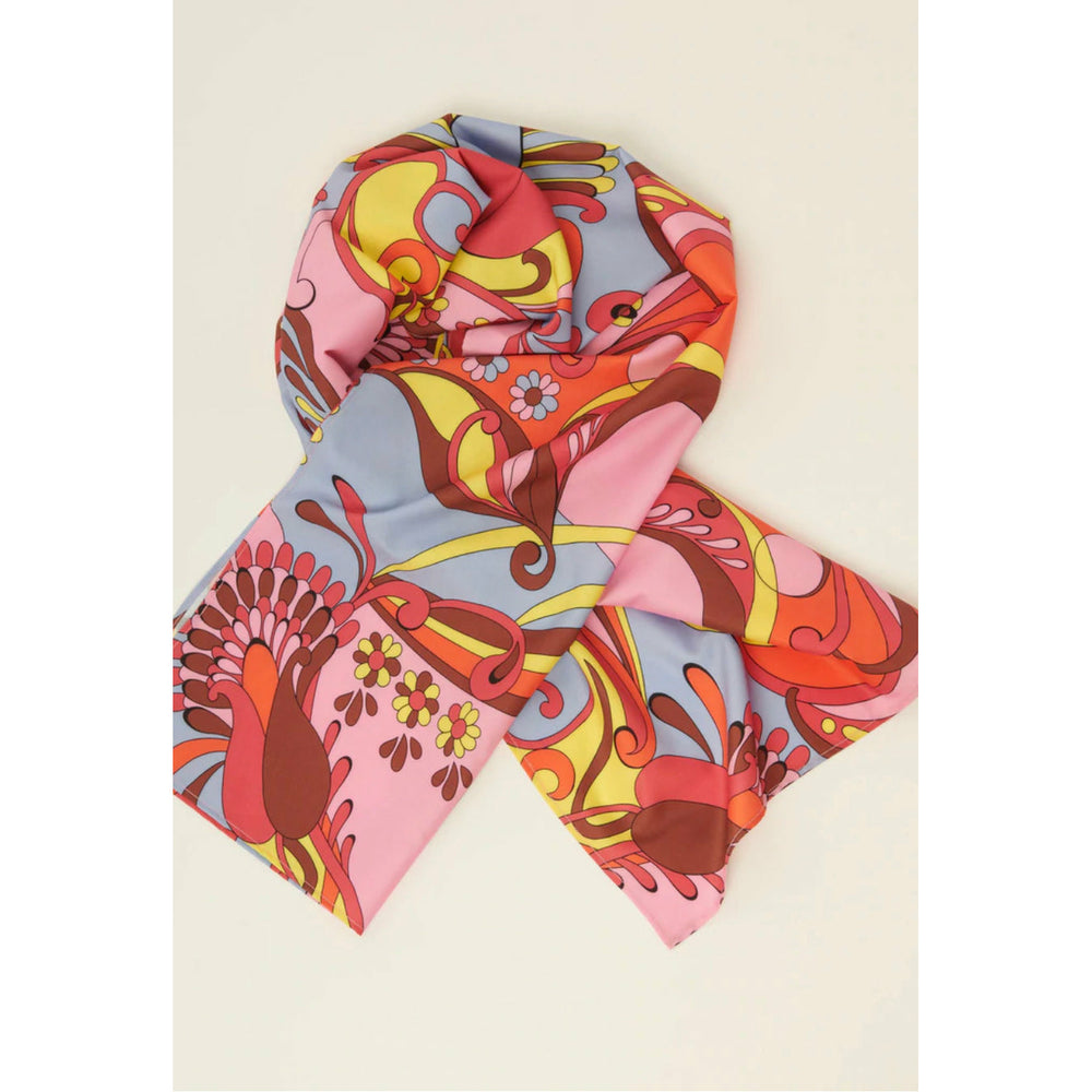 
            
                Load image into Gallery viewer, Smak Parlour Multicolor Summer Paisley Long Hair Scarf
            
        