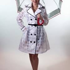 Grace & Glam Raincoat Short-white
